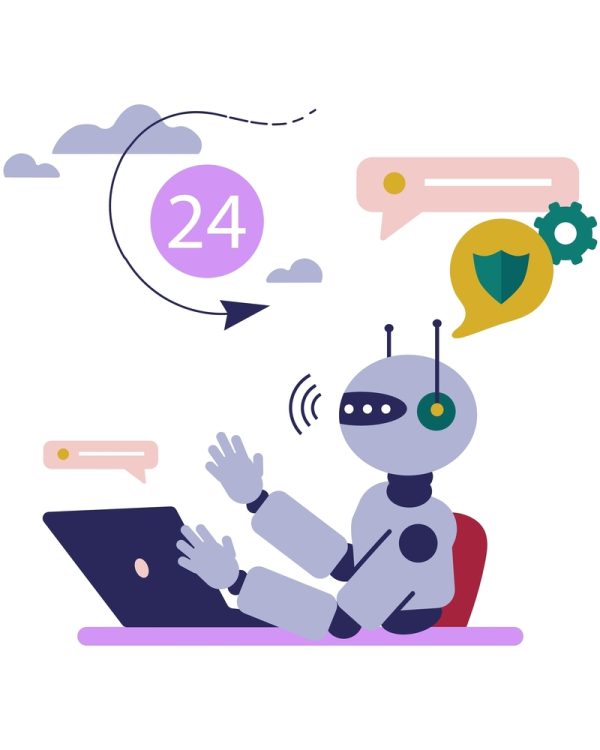 Ai,Technology,Concept.,People,And,Artificial,Intelligence,Robot,Communication.,Human